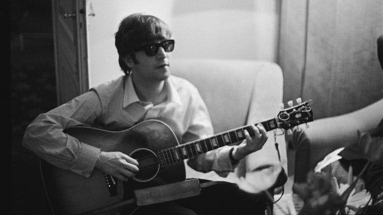 John Lennon in Paris courtesy of Getty Images