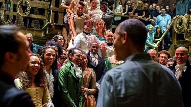 lin-manuel miranda and barack obama
