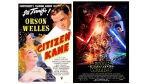 Citizen Kane and Star Wars Posters