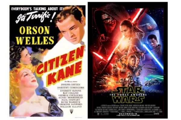 Citizen Kane and Star Wars Posters