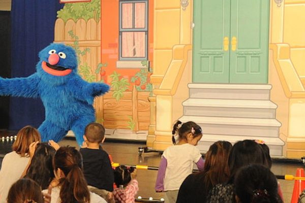 Cookie Monster at USO (Public Domain)