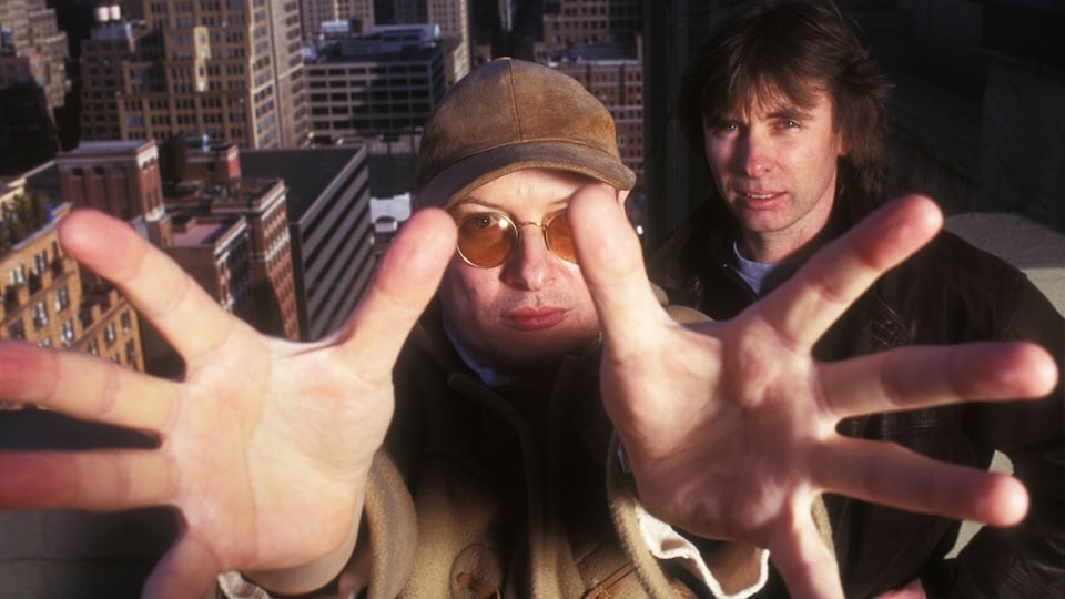 XTC's Andy Partridge and Colin Moulding courtesy of Getty Images