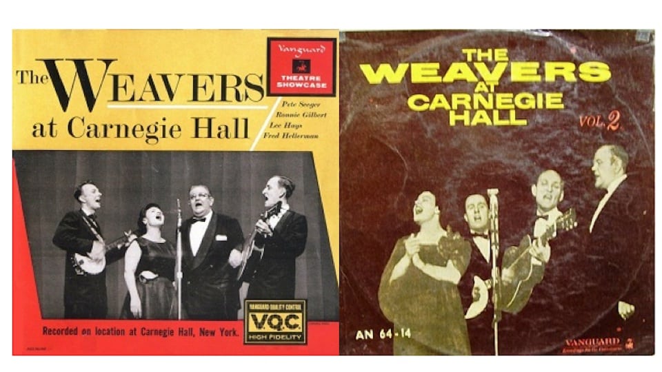 The Weavers at Carnegie Hall LPs (Fair Use)