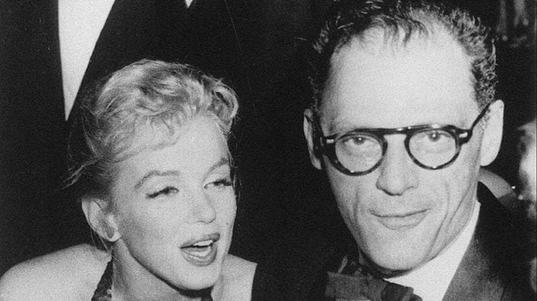 Marilyn Monroe and Arthur Miller 1957 Public Domain