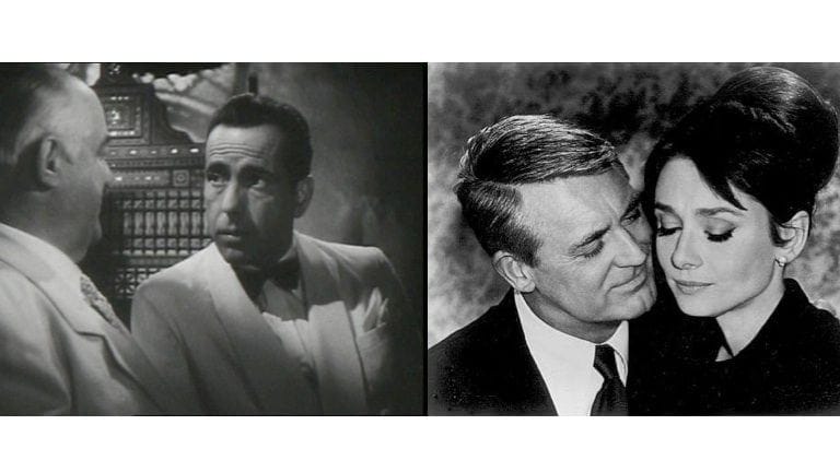 Casablanca and Charade Public Domain