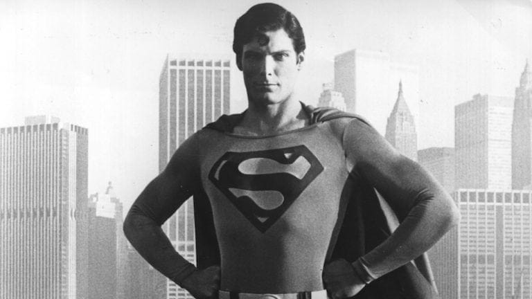 Christopher Reeve as Superman courtesy of Getty Images