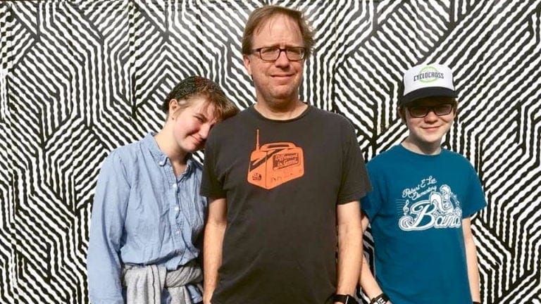 Spare the Rock's Bill Childs with his kids