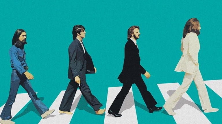 Abbey Road Green Crosswalk Poster