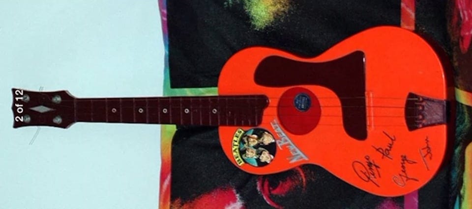 Beatles Toy Guitar