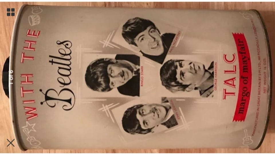 Beatles Talcum Powder
